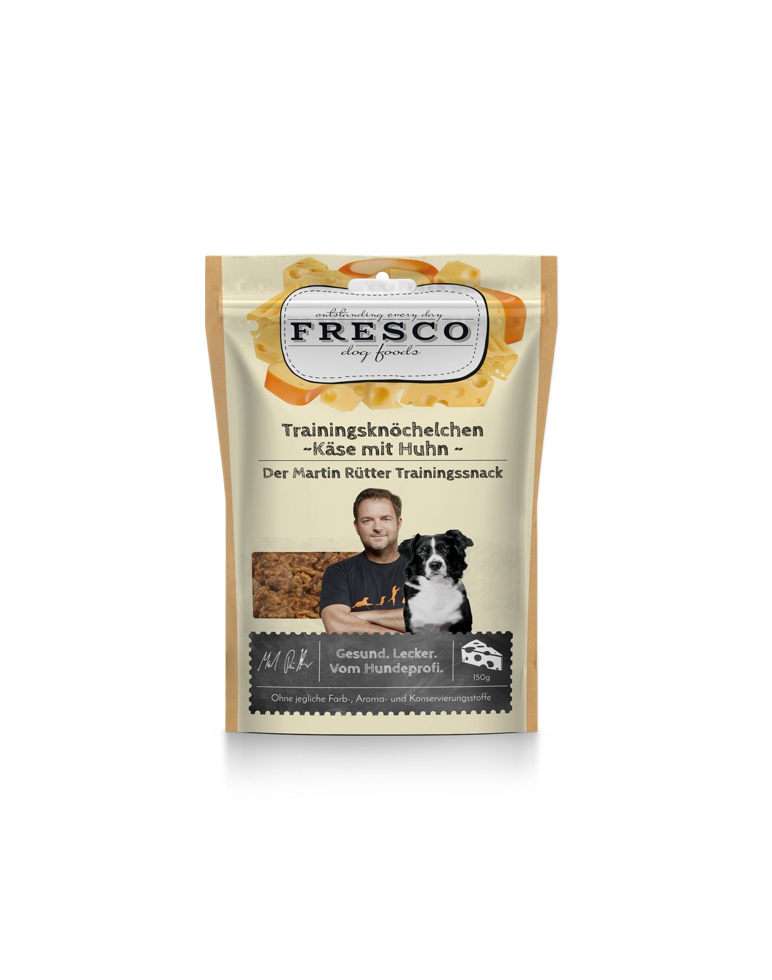 Trainingsknöchelchen Huhn mit Käse